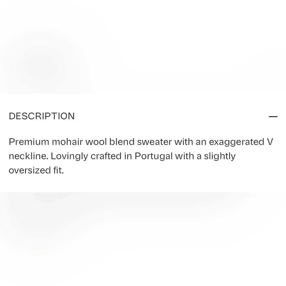 MIKUTA Oversized Mohair Fuchsia V-Neck Sweater - Picture 5 of 15